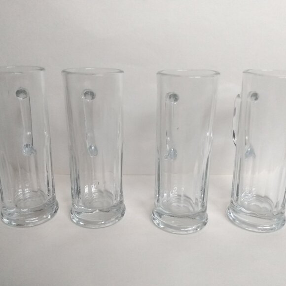 Libbey Set of 4 Sampler Miniature Beer Mugs Mini Stein Glasses Taster 4 oz. New - Picture 3 of 10